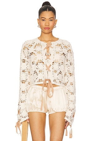 Crochet Top Milkwhite