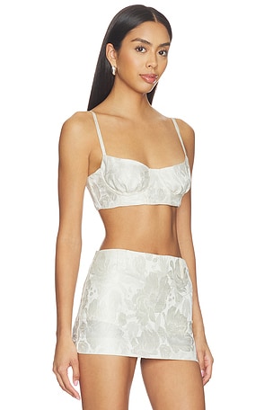 Milkwhite Bralette Top in White