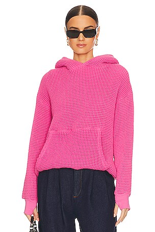 Michael Lauren Shaw Oversized Hoodie in Party Pink REVOLVE