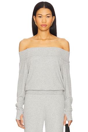 Fenn Off Shoulder Sweater Michael Lauren