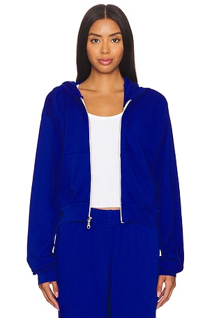 Bowman Crop Zip Up HoodieMichael Lauren$128