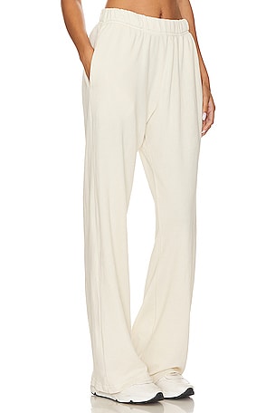 Michael Lauren Mabel Wide Leg Pant With Pocket in Ivory