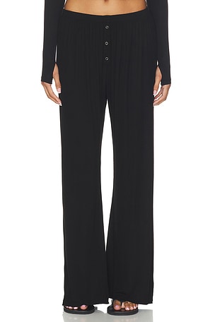 Laguna Wide Leg Pant With Snaps Michael Lauren