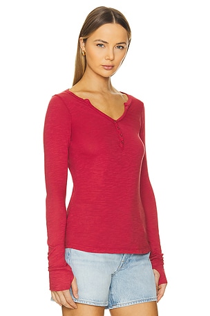 Michael Lauren Tahoe Tee in Red