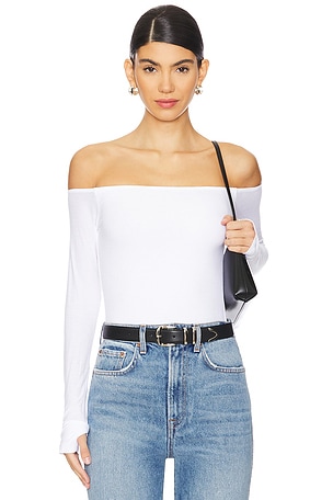 Lanny Off Shoulder Long Sleeve Top Michael Lauren