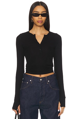 Vance Long Sleeve Fitted Henley Michael Lauren