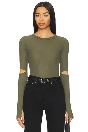 Solomon Long Sleeve Fitted Tee Michael Lauren