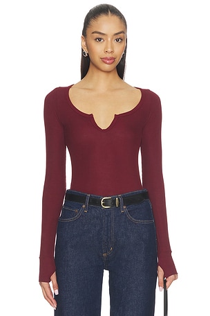 Maeve Long Sleeve Scoop Neck Top Michael Lauren