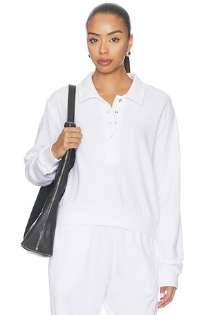 Kyson Drop Shoulder Crop Polo Michael Lauren
