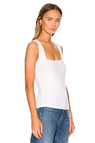 Michael Lauren Marco Tank in White