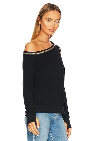 Glendon Cold Shoulder Pullover Michael Lauren