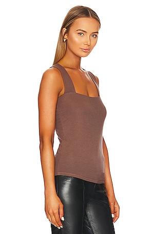 Michael Lauren Marco Tank in Chocolate