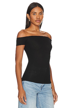 Michael Lauren Parket Top in Black