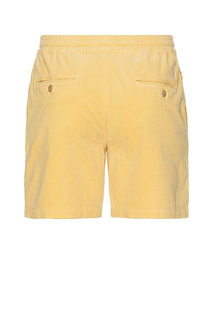 Marine Layer Saturday Corduroy Short 6 in Yellow