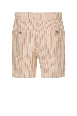 Marine Layer Dobby Short in Brown