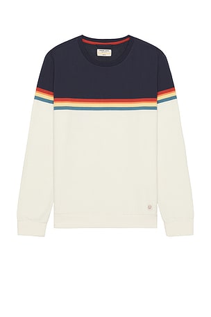 Signature Fleece Colorblock Crewneck Sweatshirt Marine Layer