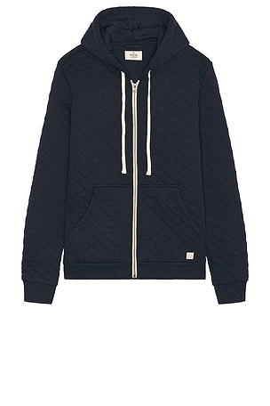 Corbet Quilted Full Zip Hoodie Marine Layer