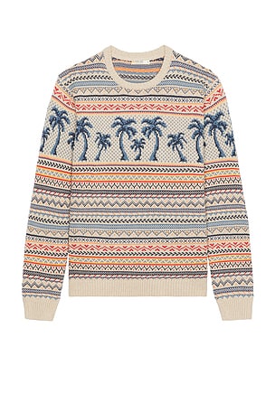 California Fair Isle Sweater Marine Layer