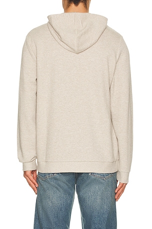 Marine Layer Waffle Hoodie in Cream
