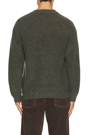 Marine Layer Inverness Crew Sweater in Green. Size S. Also