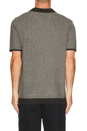 Marine Layer Liam Sweater Polo in Grey