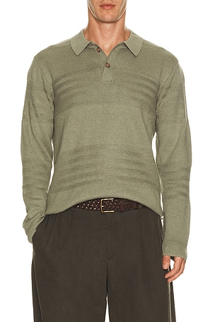 Rugby Sweater Polo Marine Layer