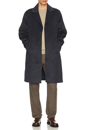 Wool Longline Coat Marine Layer
