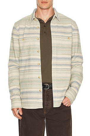 Pacifica Stretch Twill Overshirt Marine Layer