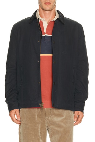 Weston Wax Canvas Barn Jacket Marine Layer