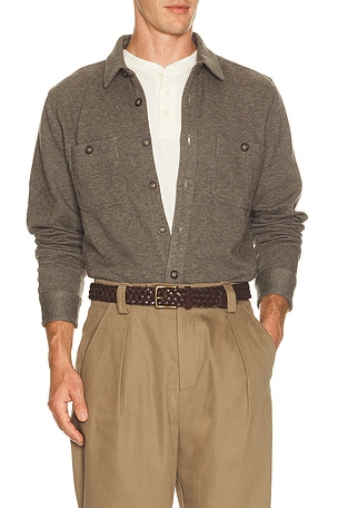 Pacifica Stretch Twill Overshirt Marine Layer