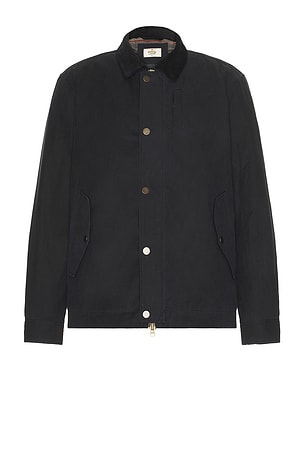 Insulated Wax Canvas Barn Jacket Marine Layer
