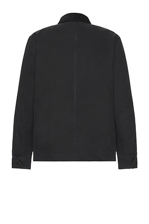 Marine Layer Insulated Wax Canvas Barn Jacket in Navy