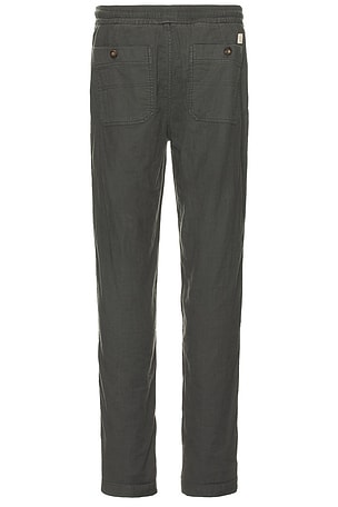 Marine Layer Saturday Stretch Beach Pant in Charcoal