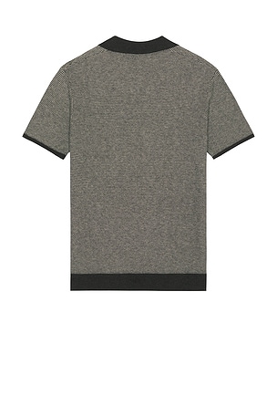 Marine Layer Liam Sweater Polo in Charcoal. Size M. Also