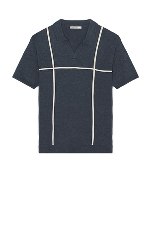 Varsity Sweater Polo Marine Layer