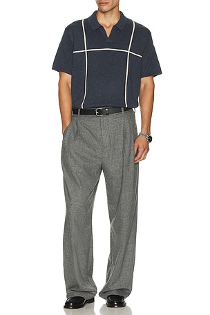 Varsity Sweater Polo Marine Layer