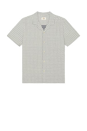 Jacquard Resort Shirt Marine Layer