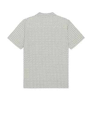 Marine Layer Jacquard Resort Shirt in Blue