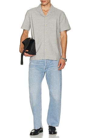 Jacquard Resort Shirt Marine Layer