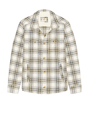 Max Herringbone Overshirt Marine Layer