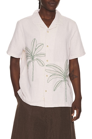 EMBROIDERED リゾートシャツ Marine Layer