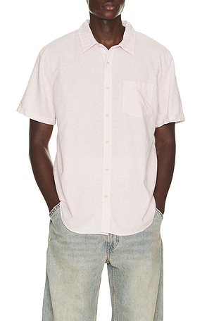 Marine Layer Better Than Linen Shirt in Purple