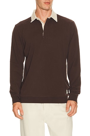 Sueded Rugby Polo Marine Layer