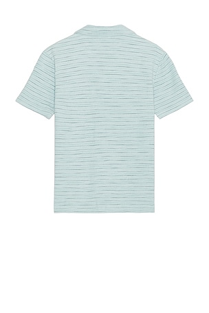 Marine Layer Beach Texture Resort Shirt in Blue