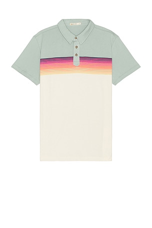 Engineered Stripe Polo Shirt Marine Layer