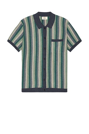 Vertical Stripe Button Down Shirt Marine Layer