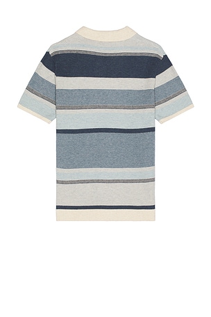 Marine Layer Liam Sweater Polo in Blue