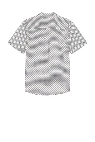 Marine Layer Marine layer camisa manga corta classic en color azul talla XL/1X en Japanese Wave Print - Blue