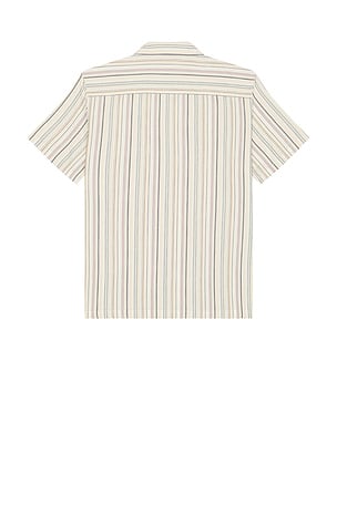 Marine Layer Dobby Resort Shirt in Cream