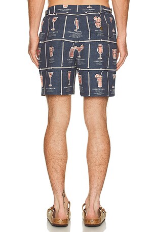 Marine Layer 6 Archive Parker Tailored Trunk in Blue